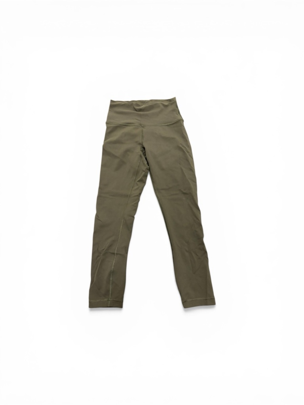 Lululemon wunder train high rise 25” inseam olive green